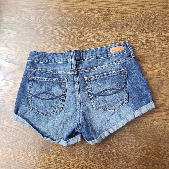 Abercrombie & fitch Denim Blue Women's Shorts Sz.28 - Picture 3 of 8